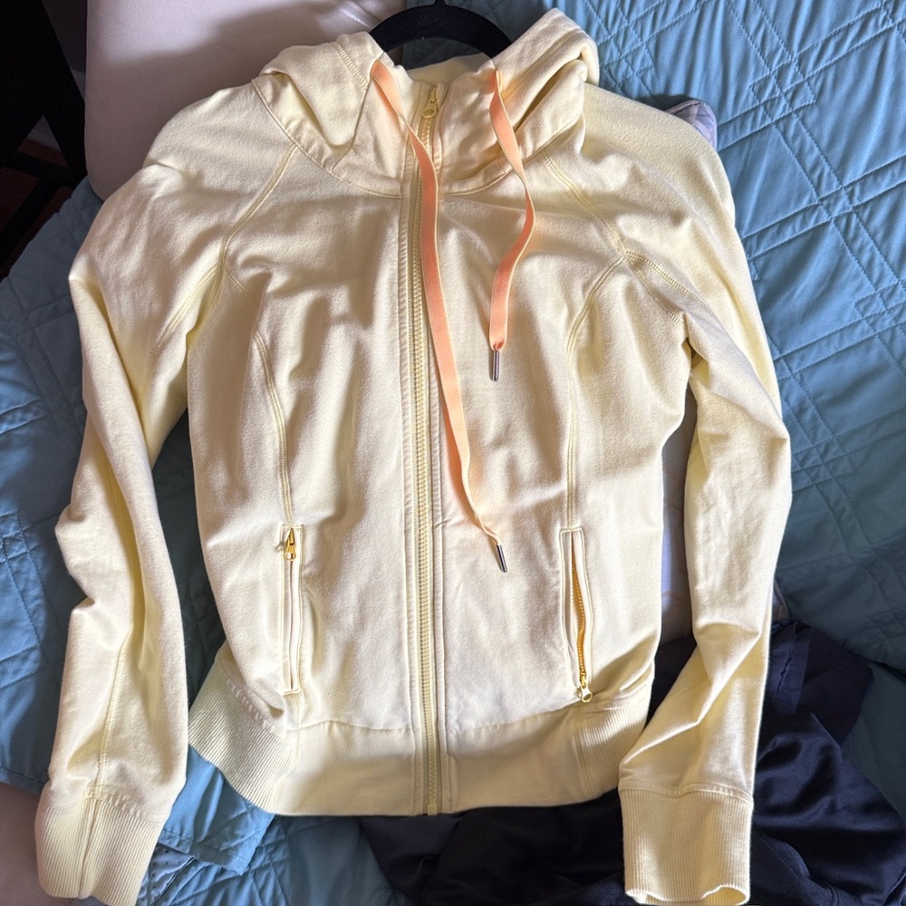 lululemon athletica Yellow Hoodie